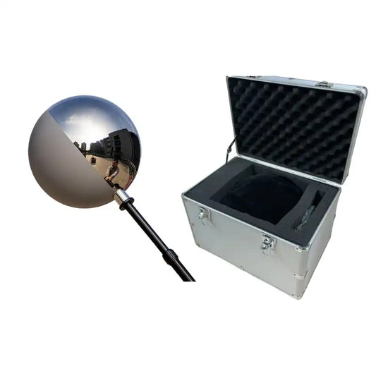 RefBall 25cm Single VFX Ball half mirror and half grey ball - RefBall Store